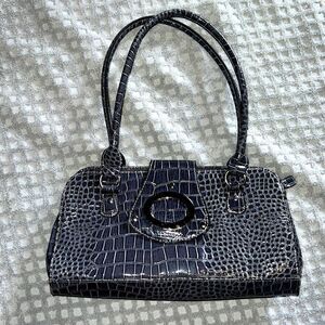 Snake printed purse
